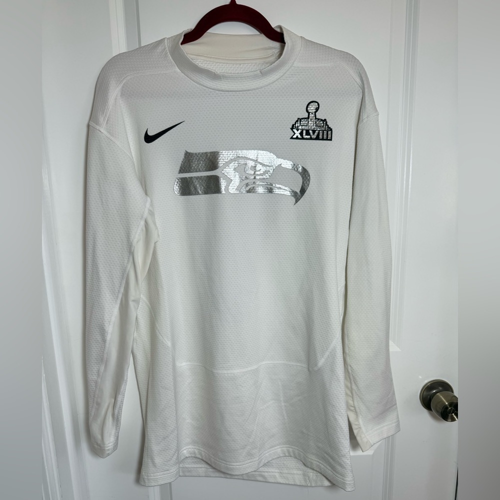 NIKE NFLSeattle Seahawks Long sleeve  Compression shirt XXL Super Bowl XLVII